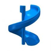 Горка винтовая литая на высоту 1.45 - 1.55 м.