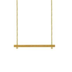 Трапеция деревянная с веревкой