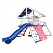 Детская площадка "Солнышко 8-1.80м" (разноцветная покраска вариант №1)