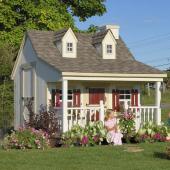 Деревянный домик "ЭМИЛИ 2 ДЕЛЮКС"