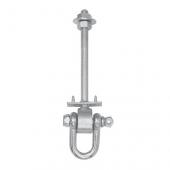 Качельный узел с пластиной и шипами от прокручивания (Бельгия)