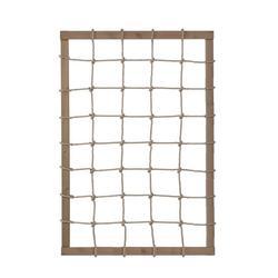 Веревочная сетка в деревянной раме