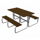 Столик с лавками ЮЛС - 0002