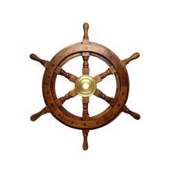 Штурвал корабля деревянный НАСТОЯЩИЙ