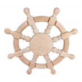 Штурвал деревянный простой