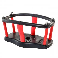 Качели Forto детские (Belgium) закрытые прорезиненные антивандальные c металлическим вкладышем