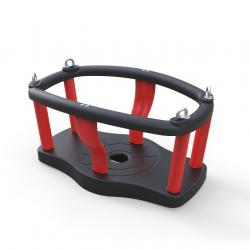 Закрытое сиденье FORTO (Россия) прорезиненное антивандальное c металлическим вкладышем