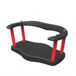 Полузакрытое сиденье FORTO (Россия) прорезиненное антивандальное c металлическим вкладышем