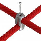 Металлический крестообразный соединитель для канатов диаметром 16 мм