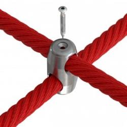 Металлический крестообразный соединитель для канатов диаметром 16 мм