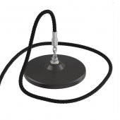 Круглое резиновое сиденье с подвесом из антивандального троса