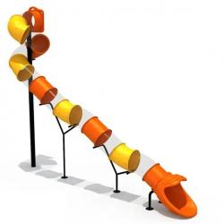 Прозрачные горки (с прозрачными элементами)