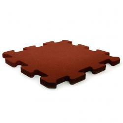 Рельефная резиновая плитка 500x500 (толщина 50 мм).