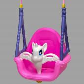 Сиденье 3 в 1 "Пони единорожка" двухслойное для качели.