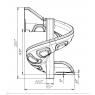 Скат (горка) винтовой с высоты 1.50м.