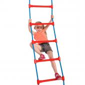 Веревочная лестница Premium с пластиковыми ступнями.