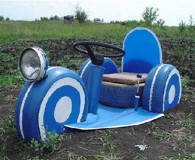 машинка для детской площадки своими руками