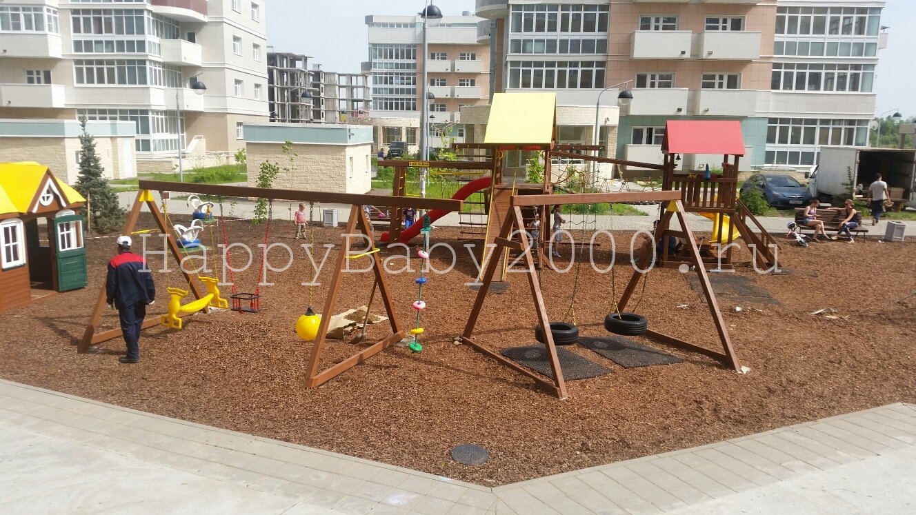 Многоэлементная детская площадка Рублевское шоссе